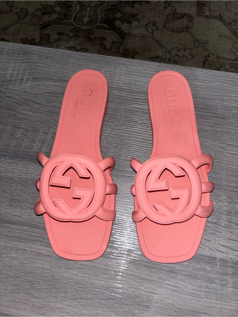 Gucci GG Rubber Sandals